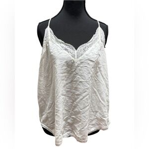 Lovestitch White Lace Camisole Top